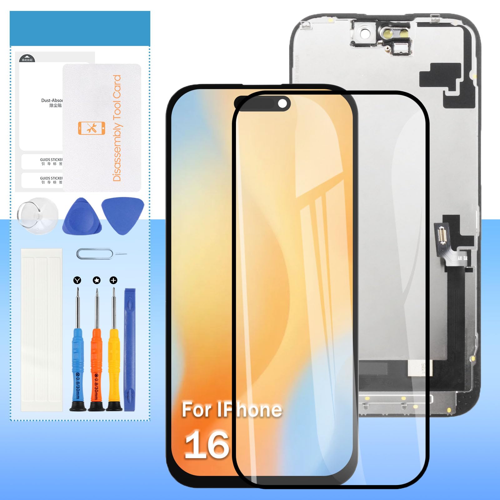 Amazon.com: Yondista Screen Replacement For iPhone 16 A3287 A3081